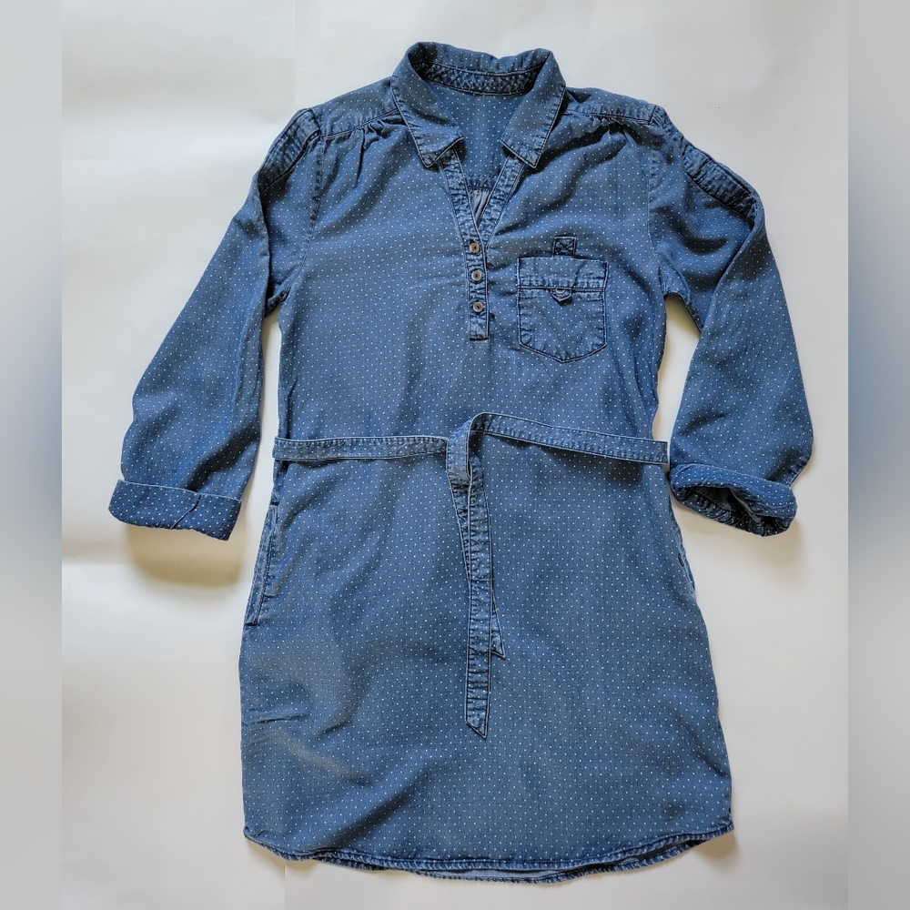 Tencel blue dress, size M